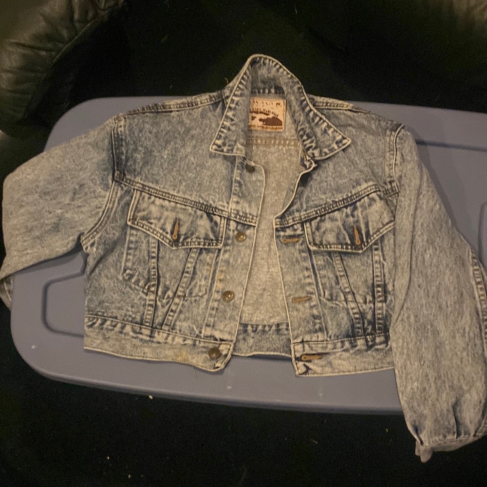 Denim Jean Jacket Crop